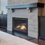 Kratki ANTEK DECO Ενεργειακό Τζάκι Ξύλου Αερόθερμο 10kw Ίσιο Μαντεμένιο με Ανοιγόμενη Πόρτα