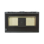 Χυτήρια Μισαηλίδης T-90 Crystal Ενεργειακό Τζάκι Κασέτα Ξύλου 14,7kW Ίσιο με Ανοιγόμενη Πόρτα