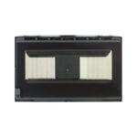 Χυτήρια Μισαηλίδης T-90 Crystal Ενεργειακό Τζάκι Κασέτα Ξύλου 14,7kW Ίσιο με Ανοιγόμενη Πόρτα