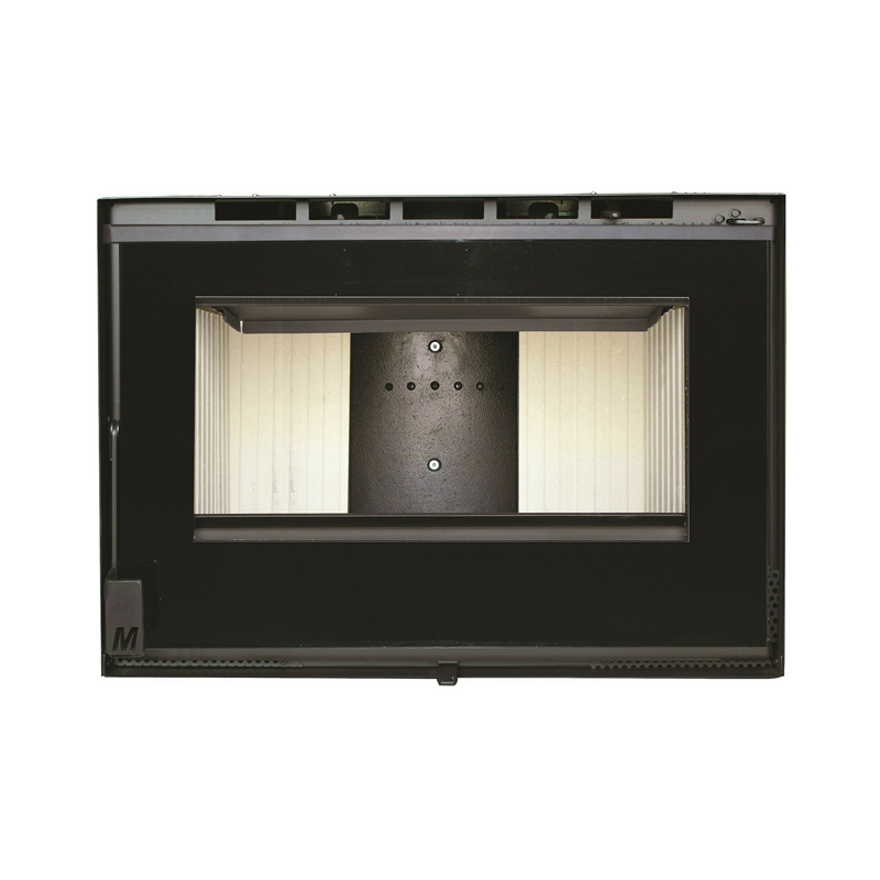 Χυτήρια Μισαηλίδης T-90 Crystal Ενεργειακό Τζάκι Κασέτα Ξύλου 14,7kW Ίσιο με Ανοιγόμενη Πόρτα