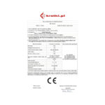 Kratki MAJA G Ενεργειακό Τζάκι Ξύλου Αερόθερμο 8kw Ίσιο Μαντεμένιο με Συρόμενη Πόρτα CE