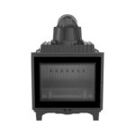 Kratki FRANEK 10 PF Ενεργειακό Τζάκι Ξύλου Αερόθερμο 10kw Ίσιο Μαντεμένιο με Ανοιγόμενη Πόρτα