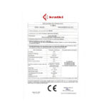 Kratki MBM P BS G Ενεργειακό Τζάκι Ξύλου Αερόθερμο 10kw Δεξιά Γωνία από Χάλυβα με Συρόμενη Πόρτα CE