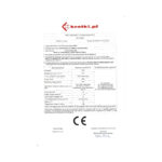 Kratki MBO PF Ενεργειακό Τζάκι Ξύλου Αερόθερμο 15kw Ίσιο από Χάλυβα με Ανοιγόμενη Πόρτα CE