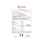Kratki MBZ G Ενεργειακό Τζάκι Ξύλου Αερόθερμο 13kw Ίσιο από Χάλυβα με Συρόμενη Πόρτα CE