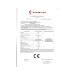 Kratki NADIA 10 Ενεργειακό Τζάκι Ξύλου Αερόθερμο 10kw Ίσιο από Χάλυβα με Ανοιγόμενη Πόρτα CE