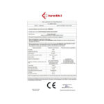 Kratki ZOSIA PF Ενεργειακό Τζάκι Ξύλου Αερόθερμο 12kW Ίσιο Μαντεμένιο με Ανοιγόμενη Πόρτα CE