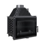 Kratki ZOSIA PF Ενεργειακό Τζάκι Ξύλου Αερόθερμο 12kW Ίσιο Μαντεμένιο με Ανοιγόμενη Πόρτα