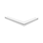 Kratki LUFT NL 60 45S B Περσίδα Τζακιού 76,6x54,7x6cm Γωνιακή Λευκή