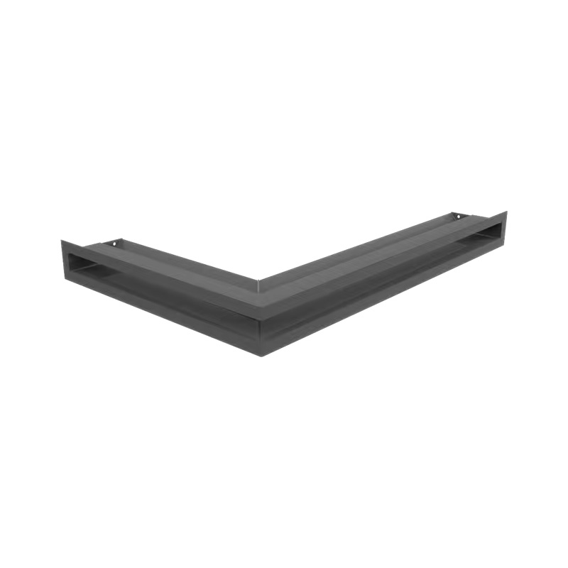 Kratki LUFT NP 6 40 45S G Περσίδα Τζακιού 40x60x6cm Γωνιακή Δεξιά Γραφίτης