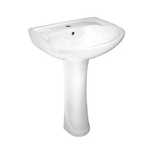 Νιπτήρας Μπάνιου Με Κολώνα Huida Rex New 54×46 set-17-5139
