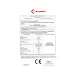 Kratki MBA PW 17 P BS W BLACK Ενεργειακό Τζάκι Ξύλου Καλοριφέρ 17kW Δεξιά Γωνία με Ανοιγόμενη Πόρτα CE