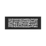 Kratki 49ABC C Περσίδα 17x49cm Ορθογώνια Μαύρη