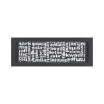 Kratki 49ABC G Περσίδα 17x49cm Ορθογώνια Γραφίτης