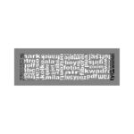Kratki 49ABC GR Περσίδα 17x49cm Ορθογώνια Γρανίτης
