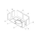 Kratki KASETA ARKE 70 Ενεργειακό Τζάκι Κασέτα Ξύλου 8kW Ίσιο με Ανοιγόμενη Πόρτα Τοποθέτηση TERMOTEC