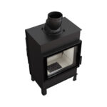 Kratki LUCY 12 T Ενεργειακό Τζάκι Ξύλου Αερόθερμο 12kw Διαμπερές από Χάλυβα με Ανοιγόμενη Πόρτα
