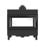 Kratki LUCY 16 T Ενεργειακό Τζάκι Ξύλου Αερόθερμο 16kw Διαμπερές από Χάλυβα με Ανοιγόμενη Πόρτα