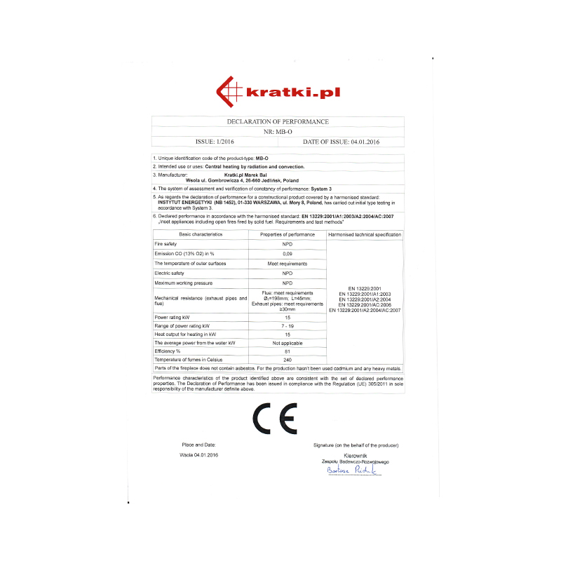 Kratki MBO L BS Ενεργειακό Τζάκι Ξύλου Αερόθερμο 15kw Αριστερή Γωνία από Χάλυβα με Ανοιγόμενη Πόρτα CE