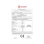 Kratki MBO PW 15 P BS W Ενεργειακό Τζάκι Ξύλου Καλοριφέρ 17kW Δεξιά Γωνία με Ανοιγόμενη Πόρτα CE