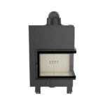 Kratki MBZ P BS Ενεργειακό Τζάκι Ξύλου Αερόθερμο 13kw Δεξιά Γωνία από Χάλυβα με Ανοιγόμενη Πόρτα