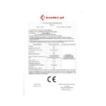 Kratki NADIA 13 BLACK Ενεργειακό Τζάκι Ξύλου Αερόθερμο 13kw Ίσιο από Χάλυβα με Ανοιγόμενη Πόρτα CE