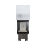 Kratki NBU 500 700 Ενεργειακό Τζάκι Ξύλου Αερόθερμο 11kw Τριών Όψεων από Χάλυβα με Συρόμενη Πόρτα