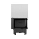 Kratki VNP 700 480 BLACK Ενεργειακό Τζάκι Ξύλου Αερόθερμο 12kW Δεξιά Γωνία από Χάλυβα με Συρόμενη Πόρτα