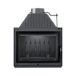 Kratki ZUZIA ECO DECO Ενεργειακό Τζάκι Ξύλου Αερόθερμο 12kW Ίσιο Μαντεμένιο με Ανοιγόμενη Πόρτα