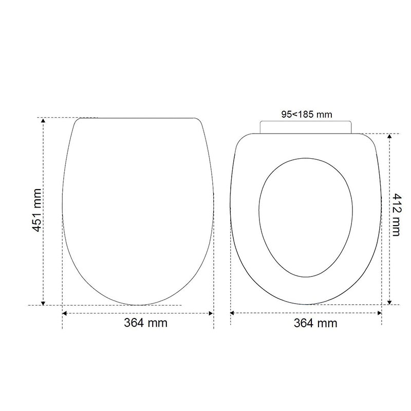 Καπάκι-Κάλυμμα Λεκάνης Wirquin Trendy Line Toilet Soft-Close