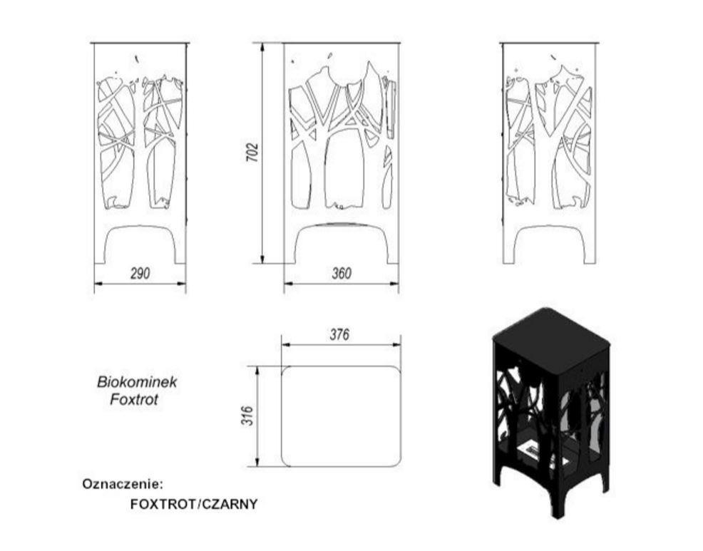 foxtrot czarny tuv1